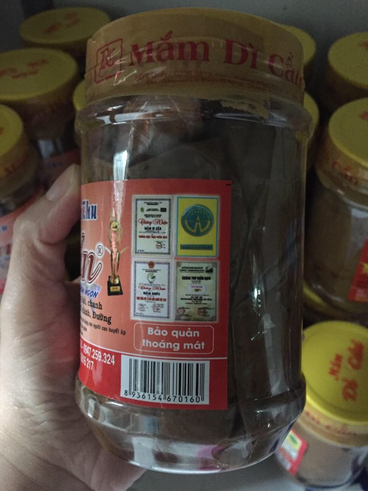 Mắm nêm Dì Cẩn hộp 500g
