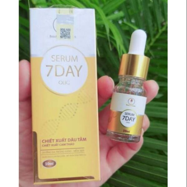 Serum Truyền Trắng Huyêt Thanh Olic 7 Day 10ml Trắng Da Xóa Thâm Nám