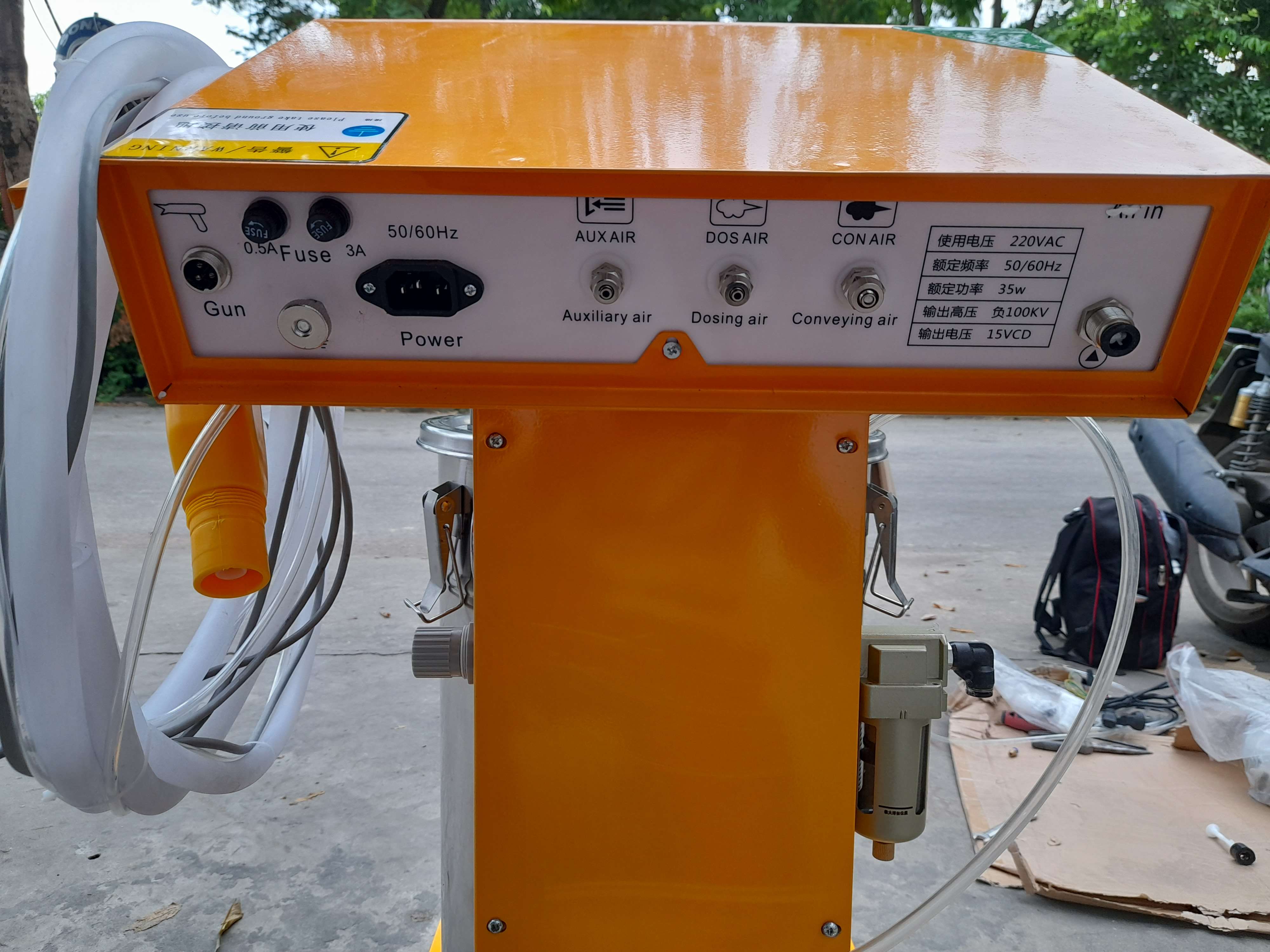 Thiết bị phun sơn tĩnh điện, Model 2021 TUV