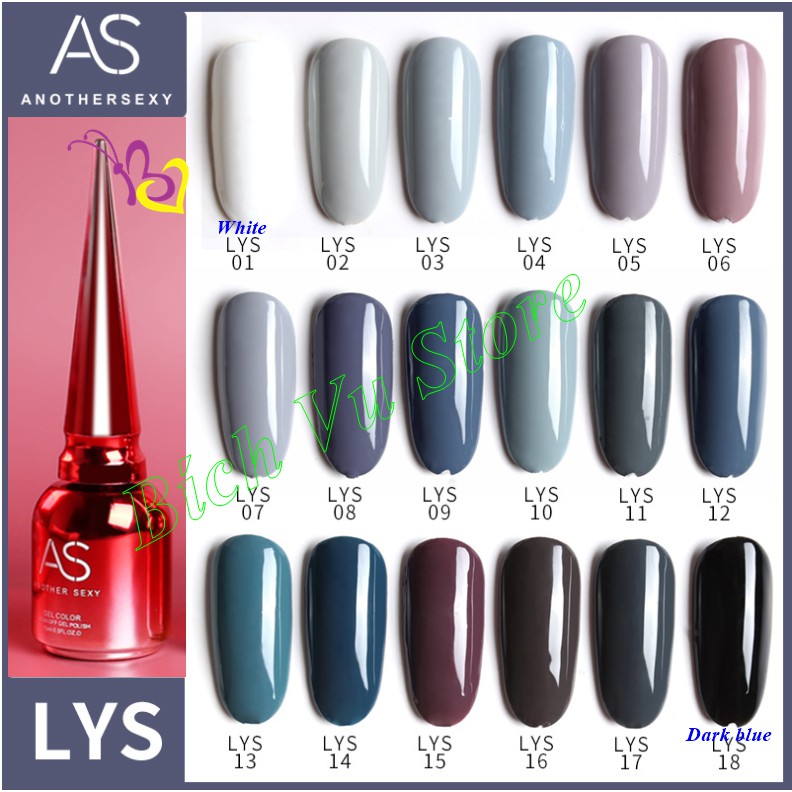 Sơn gel as mã lys | chai đỏ