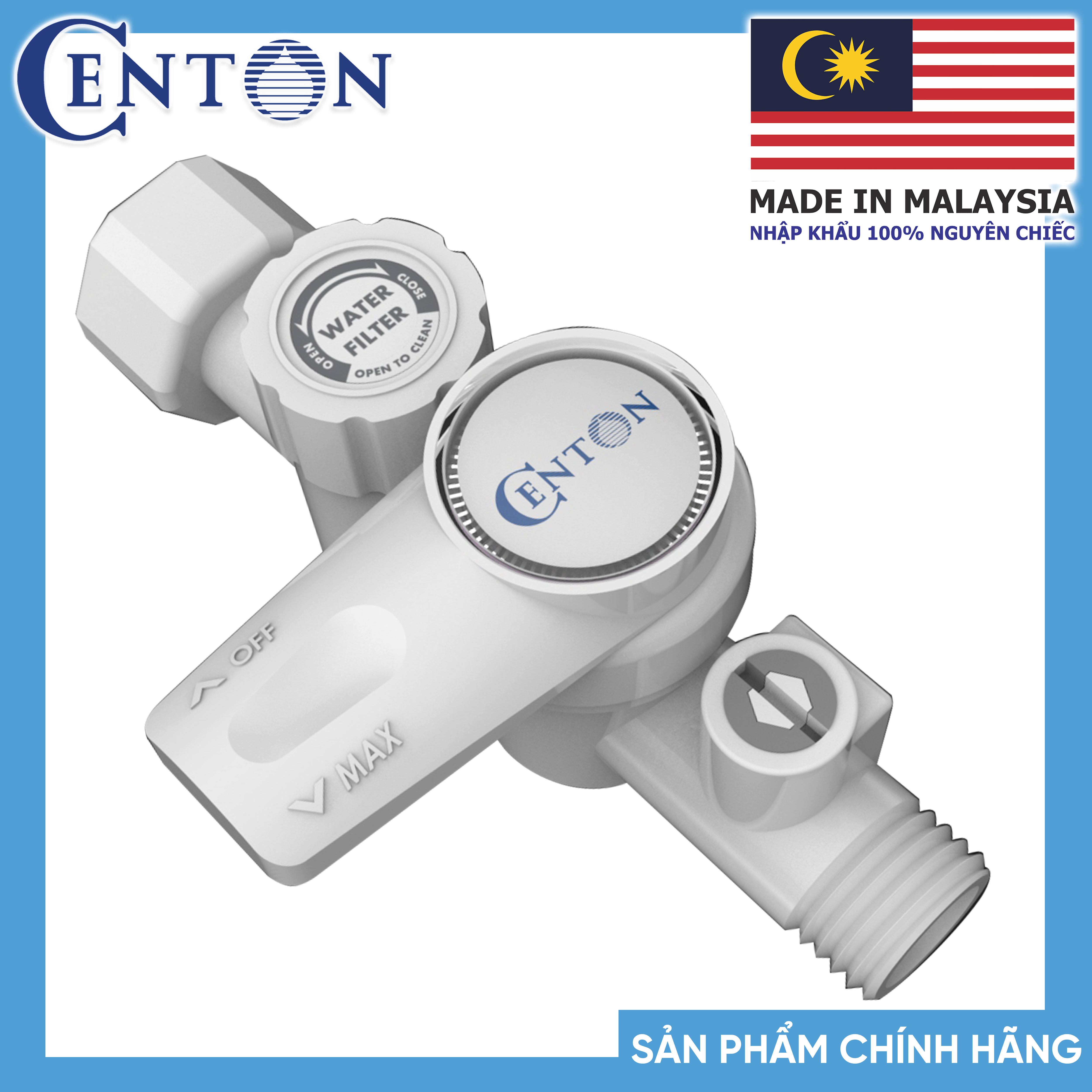 Van Khóa Máy Nước Nóng Centon