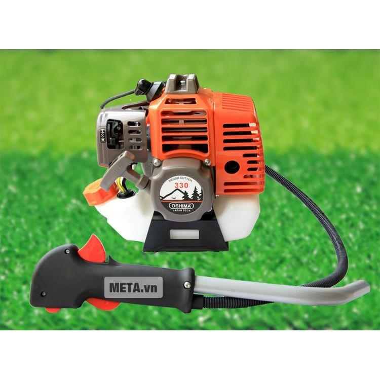 Máy Cắt Cỏ Oshima 330 Cam Xám
