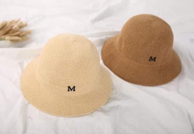 Mũ cói chữ M cao cấp