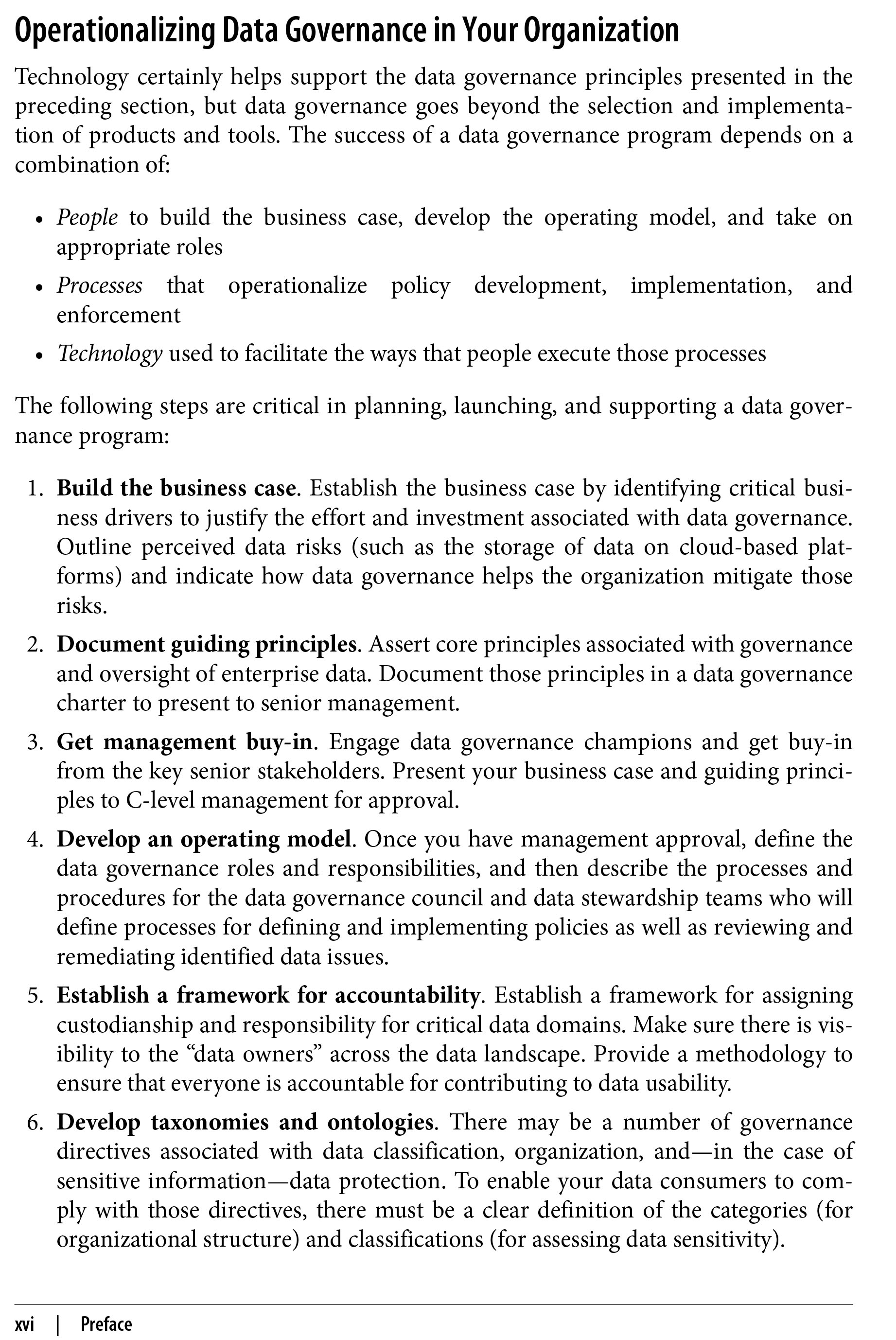 Sách Data Governance The Definitive Guide
