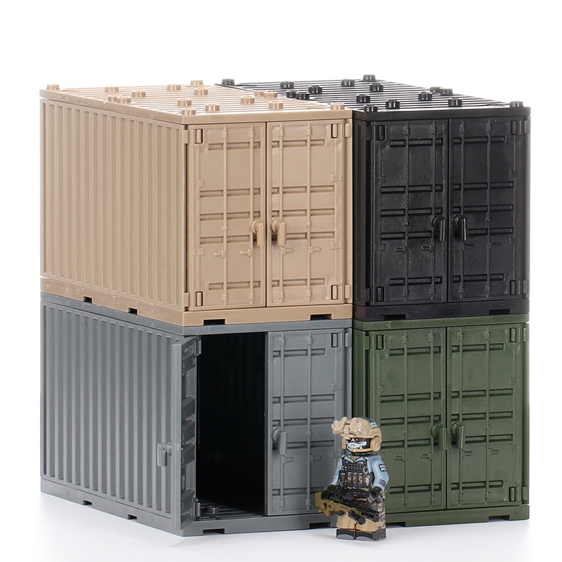 Một phụ kiện thùng container no.408 - đồ chơi lắp ráp lego