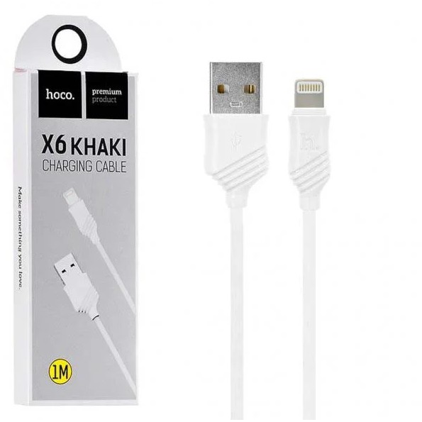 Cáp sạc HOCO X6 Lightning / Micro dài 1M