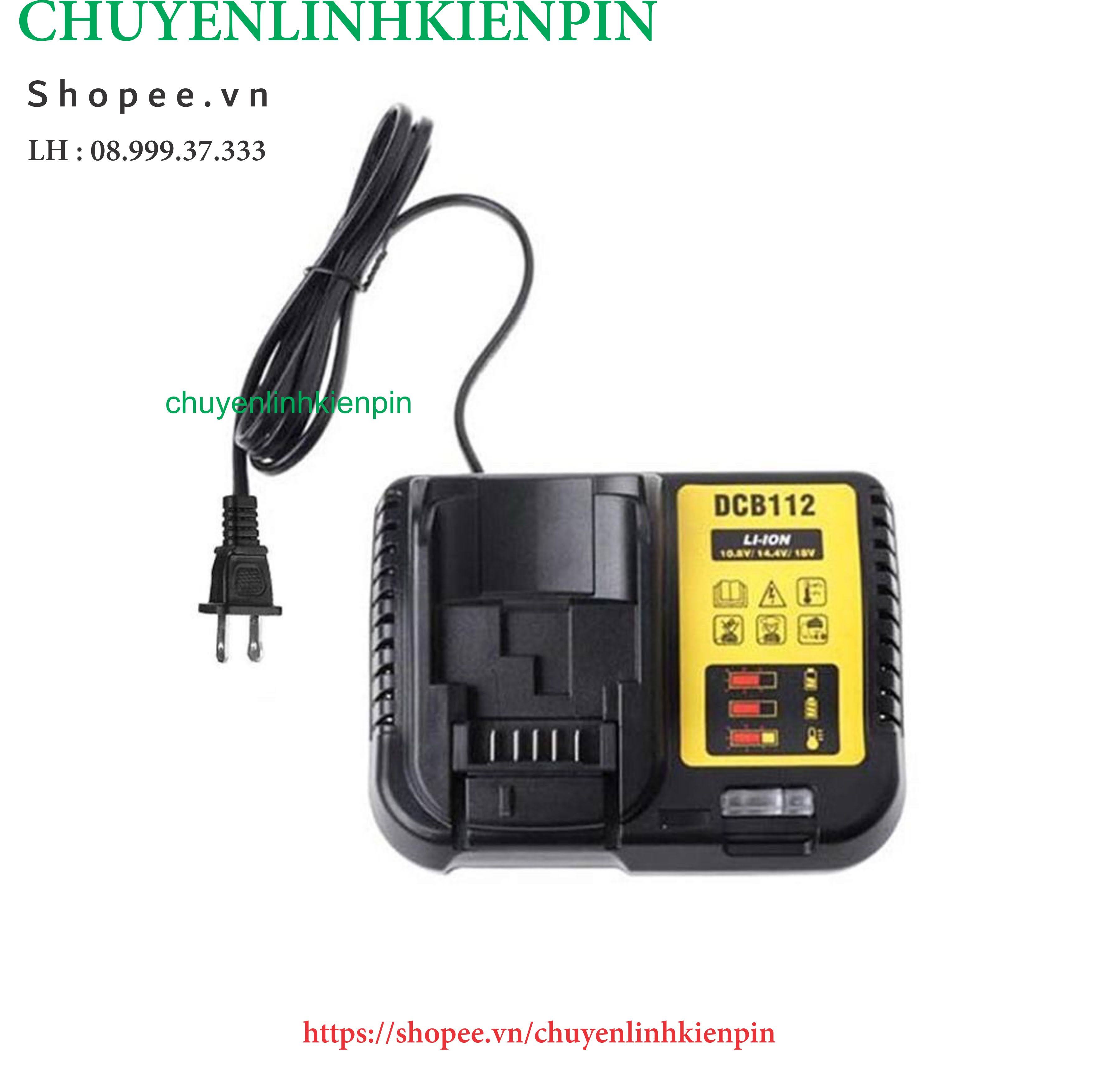 [HCM]Sạc pin Dewalt 108Vhoăc 14.418V|3A\\DCB112 ( BL64 6 )