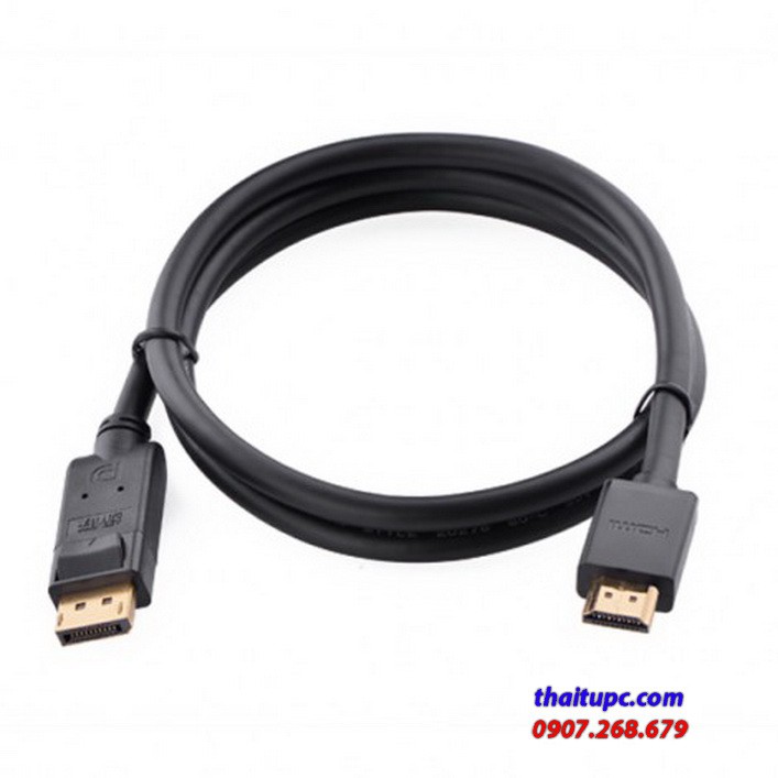 Cáp Displayport to HDMI Ugreen 10202 dài 2M Cao cấp