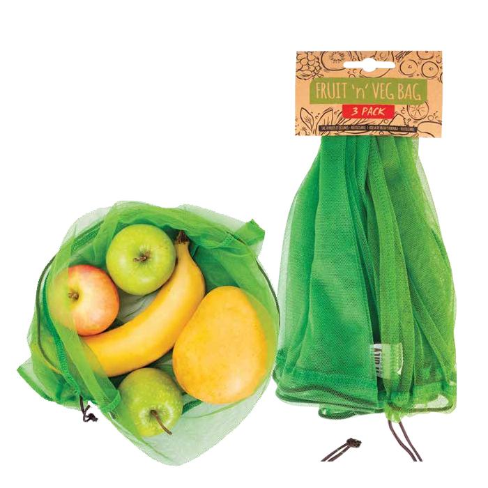 Bộ 3 túi lưới đựng hoa quả ubl ks1041 size 35 x 39 cm