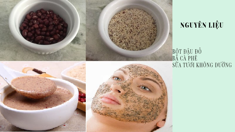 Mix đậu đỏ cà phê handmade- Tắm trắng (50gr~100gr)