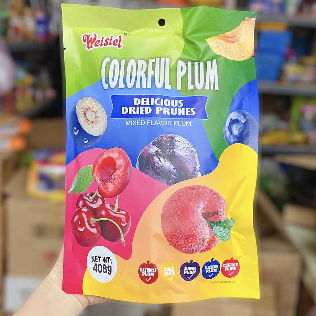 [ COMBO 2 GÓI] Ômai hoa quả mix  vị ômai gói 408gam - ăn vặt siêu ngon