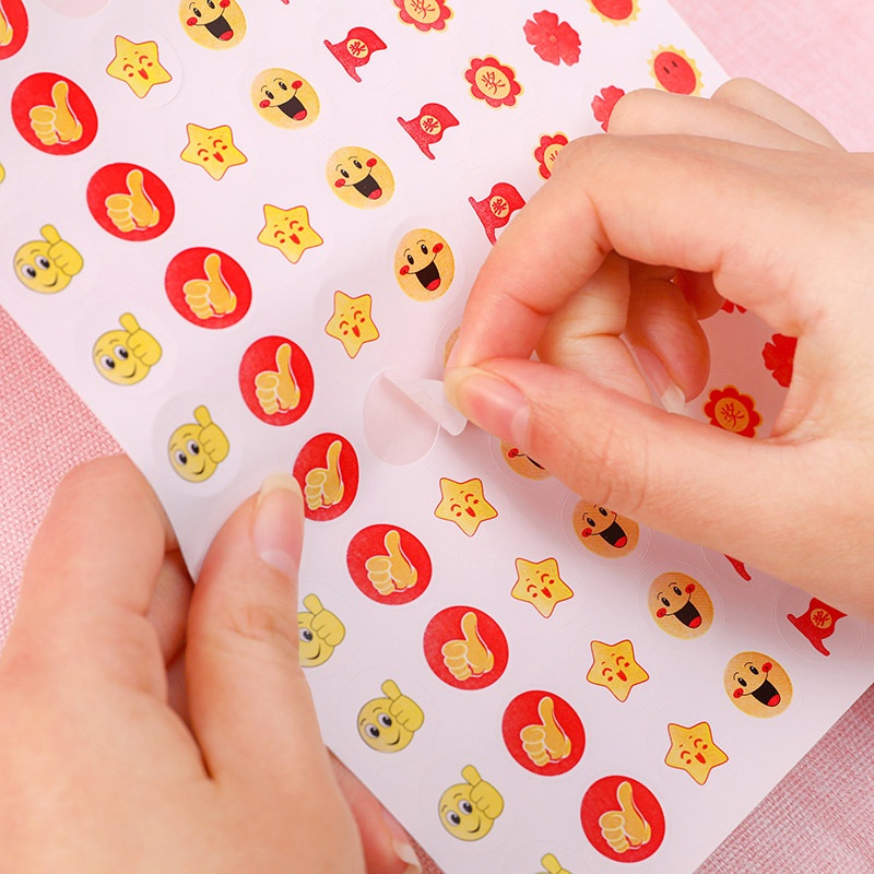 Combo 10 Bộ sticker dán Like cup vàng ngôi sao