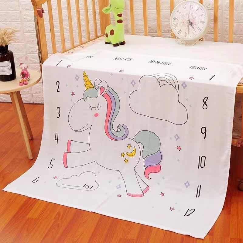 Chăn Lụa cotton Siêu Mềm Mát cho bé yêu