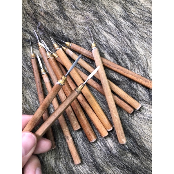 Cây lấy khoé cán gỗ chuyên dụng nail
