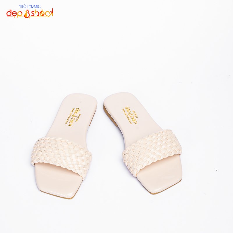 Dép nữ quai ngang đan bính size lớn 42 43