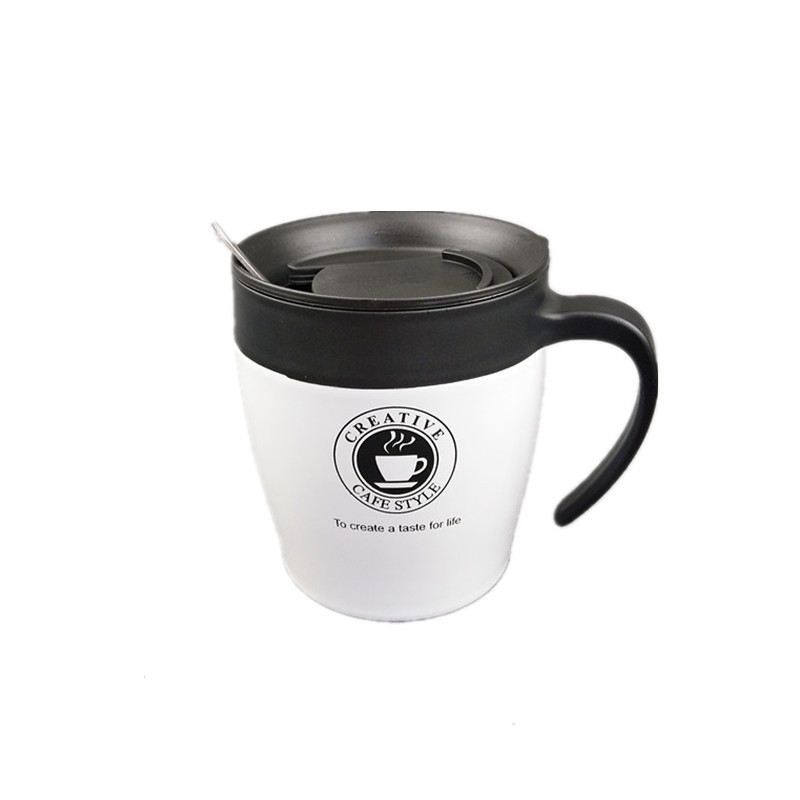 Cốc pha cafe inox Creative 330ml (TẶNG KÈM MUỖNG CAFE )