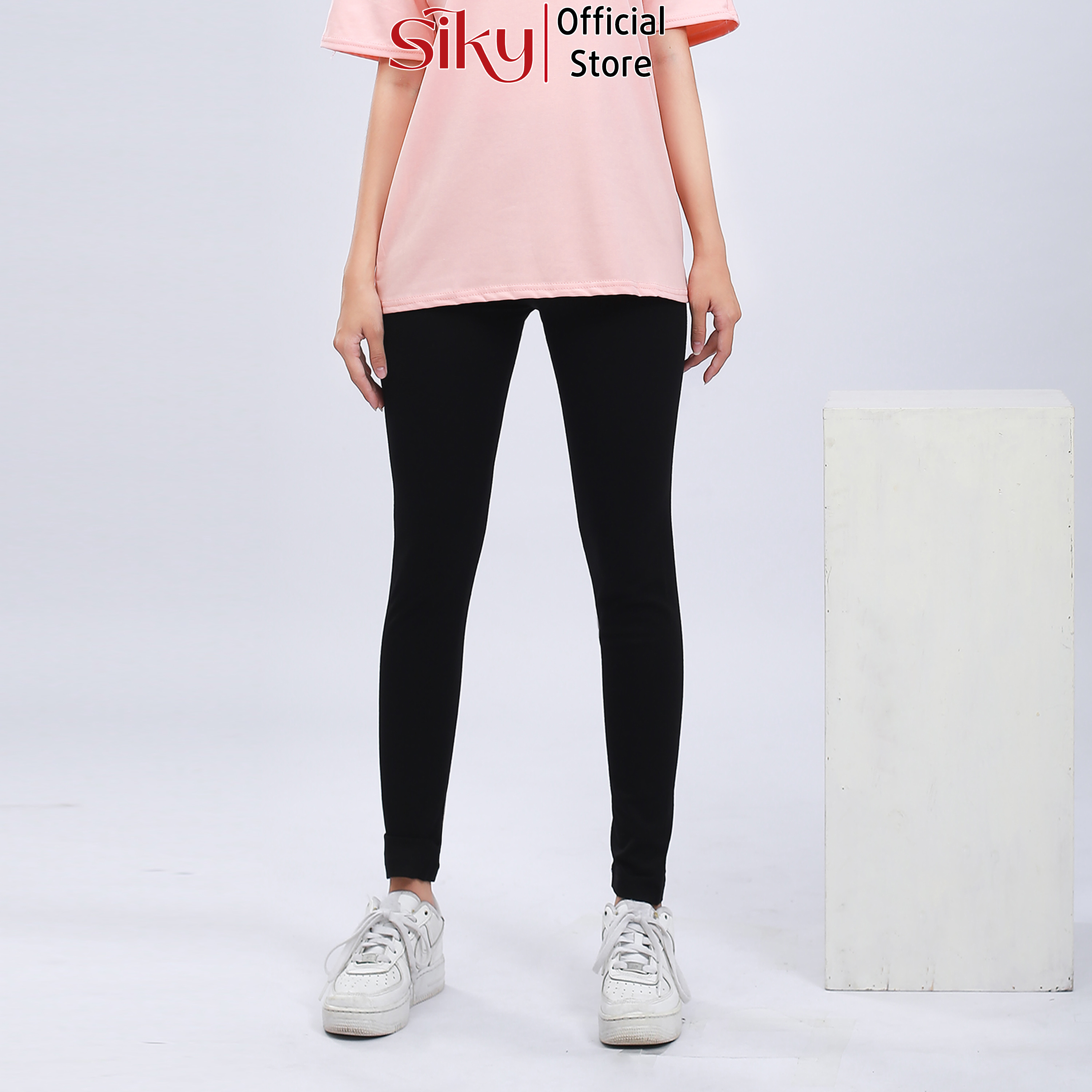 Quần legging lưng cao, nâng mông, co giãn 4 chiều - SIKY - QLG01