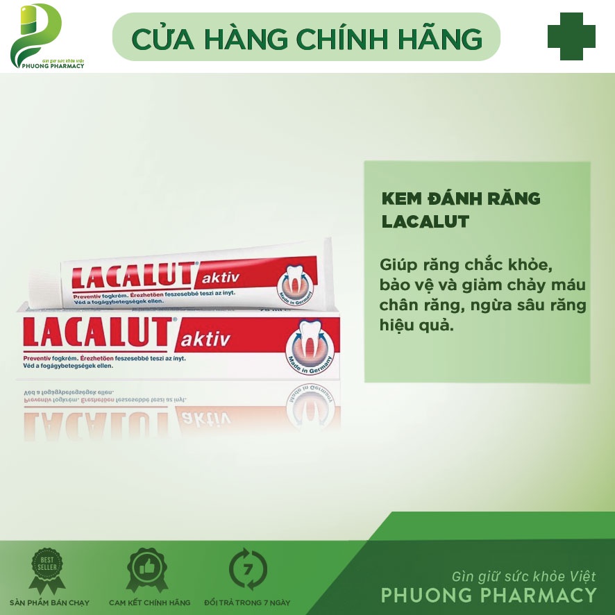 Kem đánh răng Lacalut White & Repair 75ml