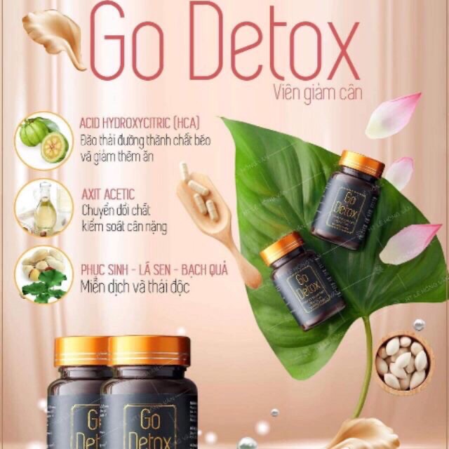 Combo giảm cân go- detox tốt cho sức khỏe