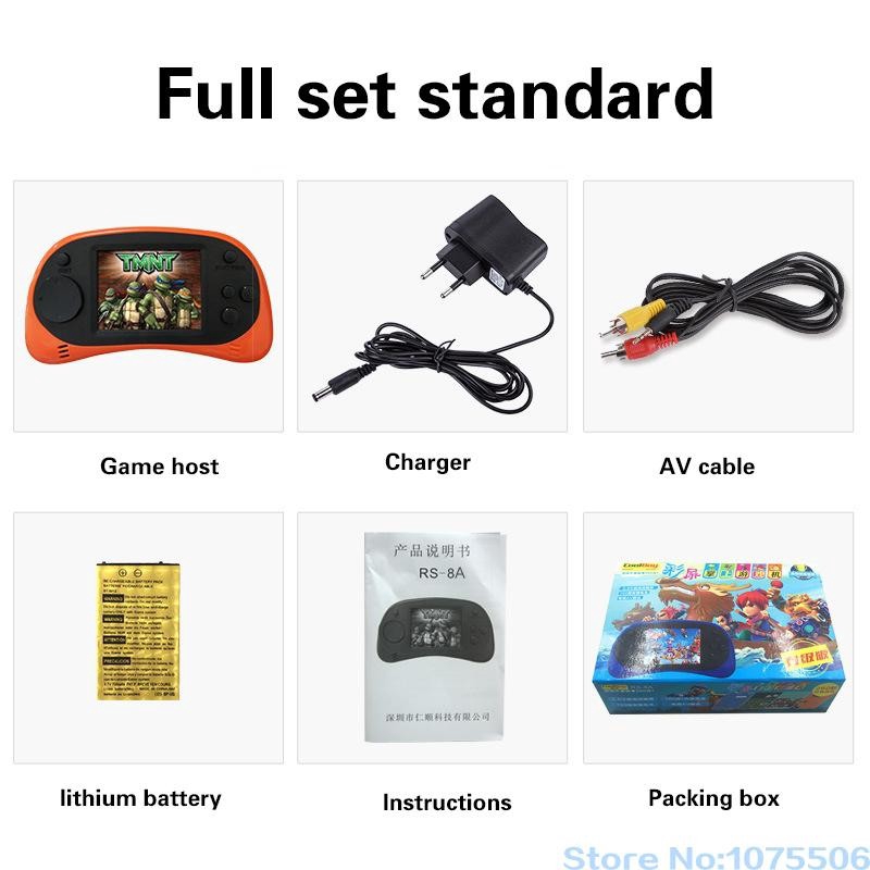 Máy Chơi Game Dùng Pin Sạc Rs8 -Dc2093