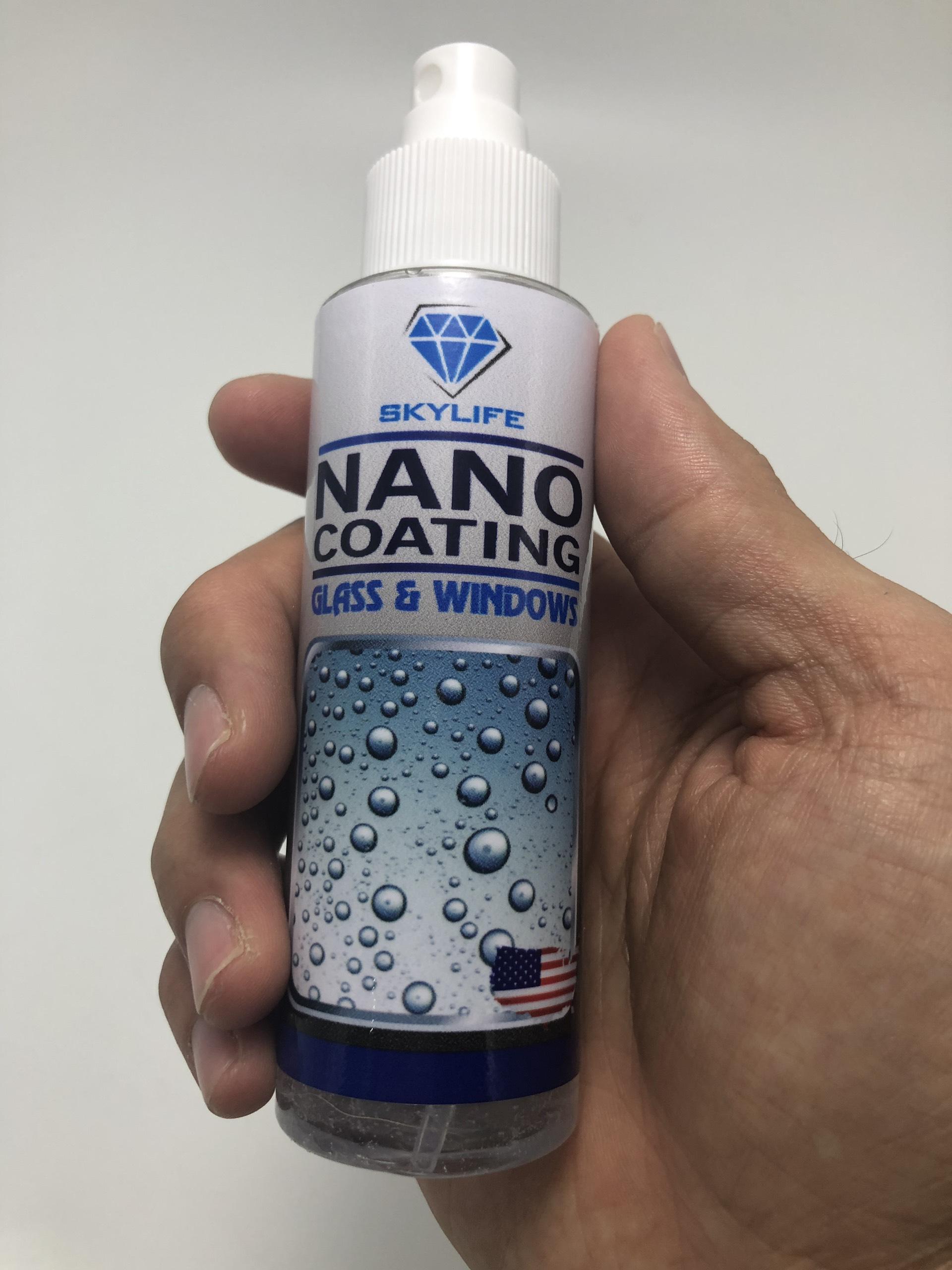 - Dung dịch chống thấm nước trên kính xe hơi skylife nano