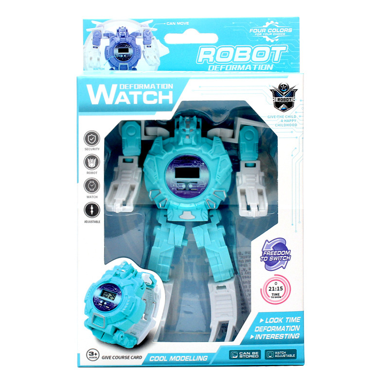 Đồng hồ Robot biến hình cực ngầu cho bé Fullbox