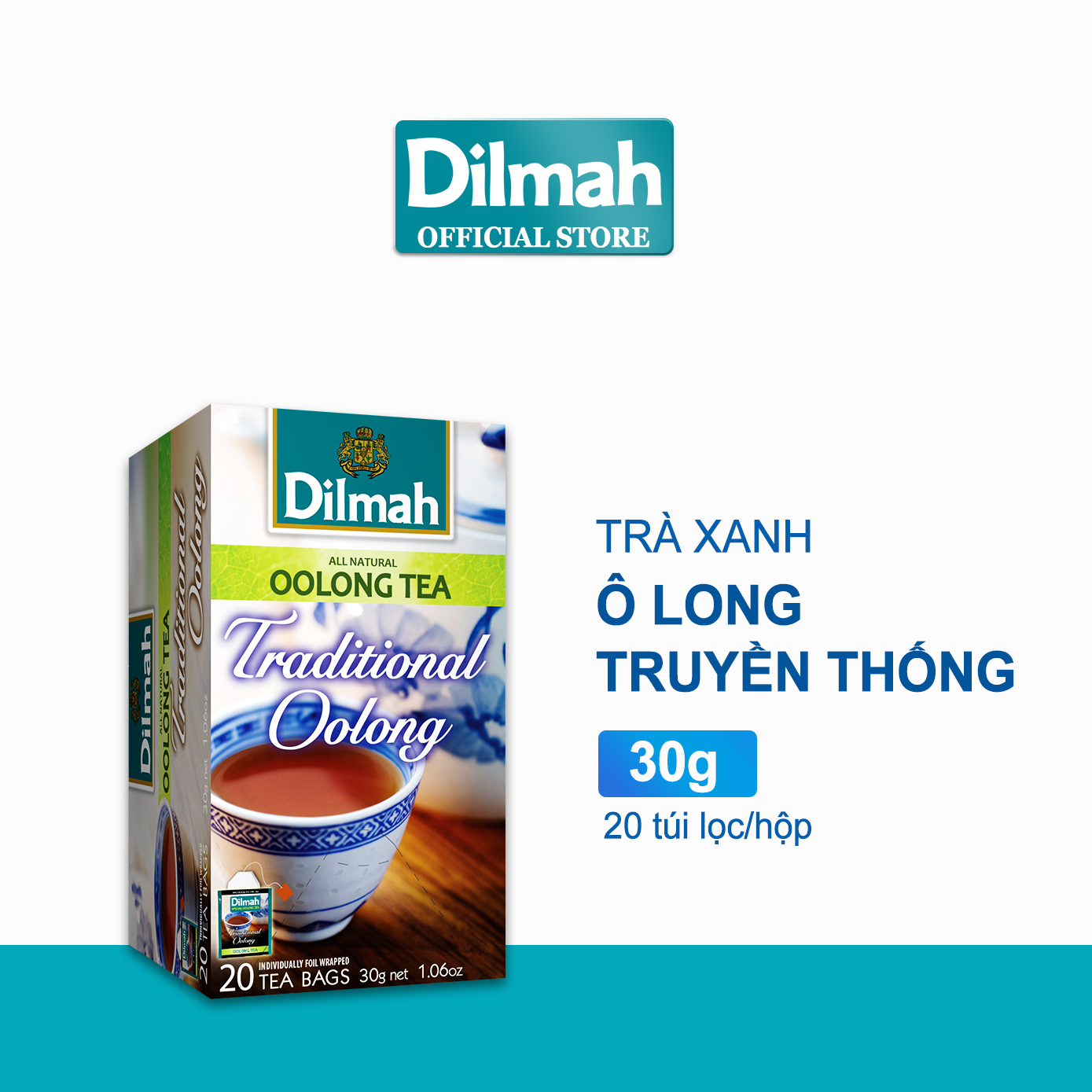 Trà Dilmah Ô Long Truyền Thống 30g