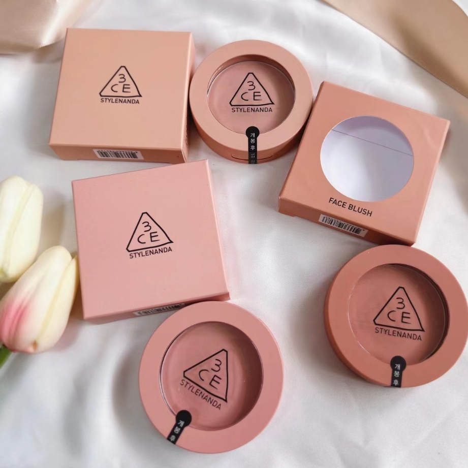 Phấn Má Hồng 3CE Mood Recipe Face Blush [Nude Peach- Mono Pink- Rose Beige]