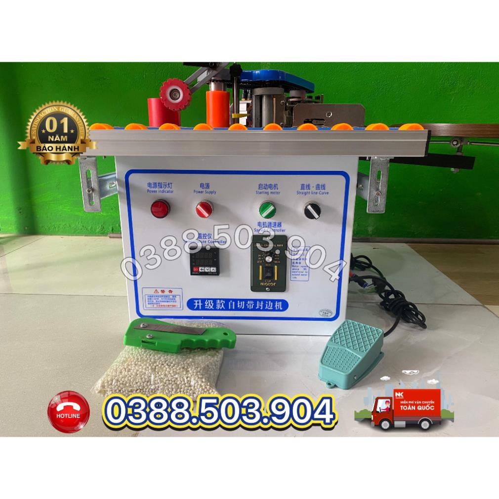 Máy dán cạnh gỗ DW550 ( có chức năng dán thẳng, tròn, vát 45 độ )