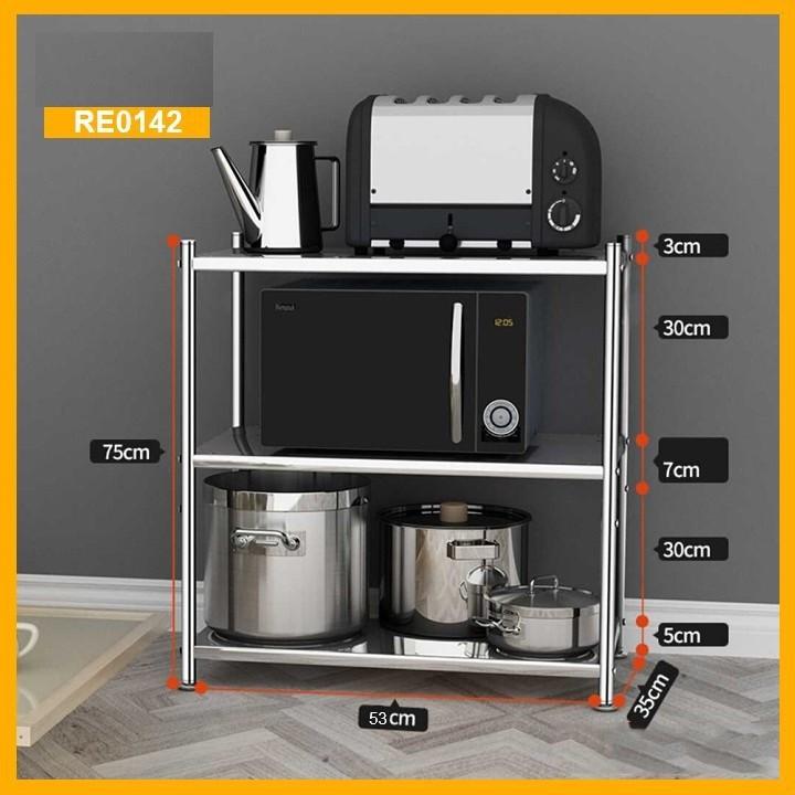 Kệ bếp inox 4 tầng 53x100x35
