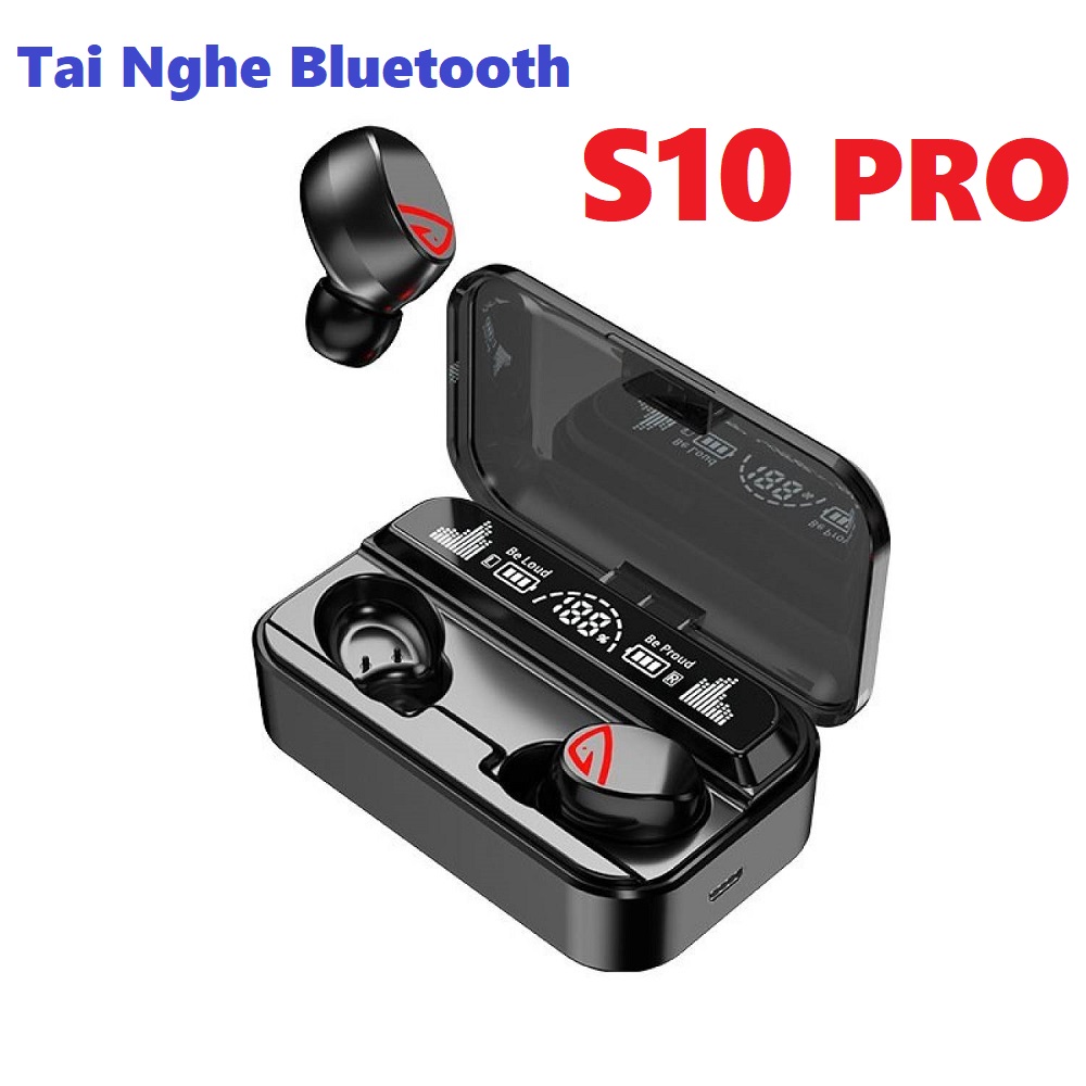 [ GIÁ GỐC ] Tai Nghe Bluetooth không dây S10 PRO Chống Ồn, Chống Nước, Âm Thanh HiFi, Siêu Bass, Siêu Trầm