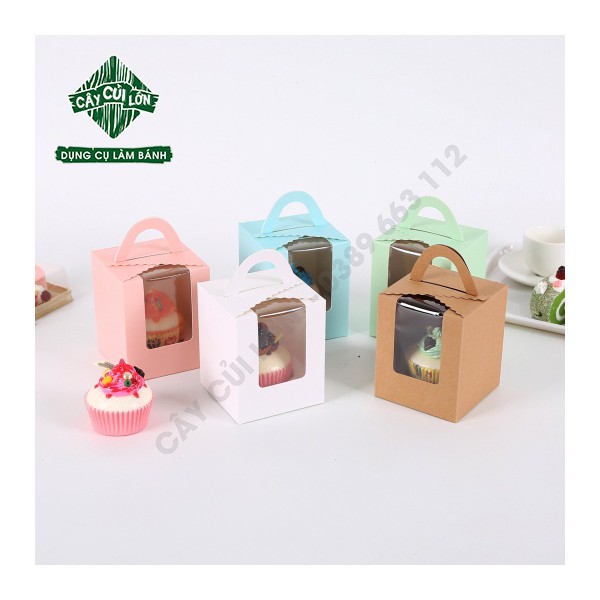 Set 5 hộp cupcake 1 bánh