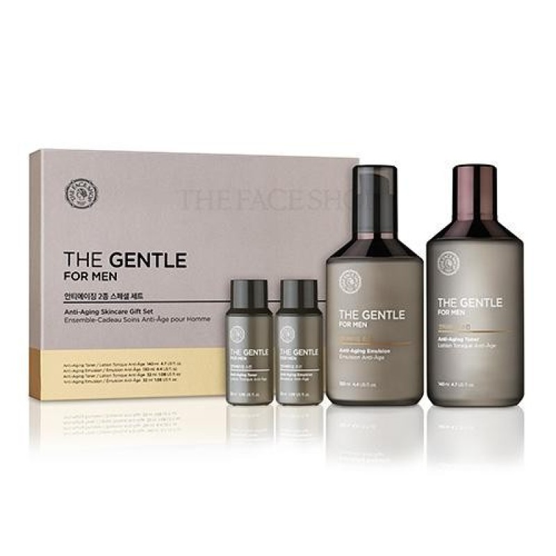 Bộ Dưỡng dành cho nam The Gentle For Men Anti Aging Skincare Gift Set nhập khẩu
