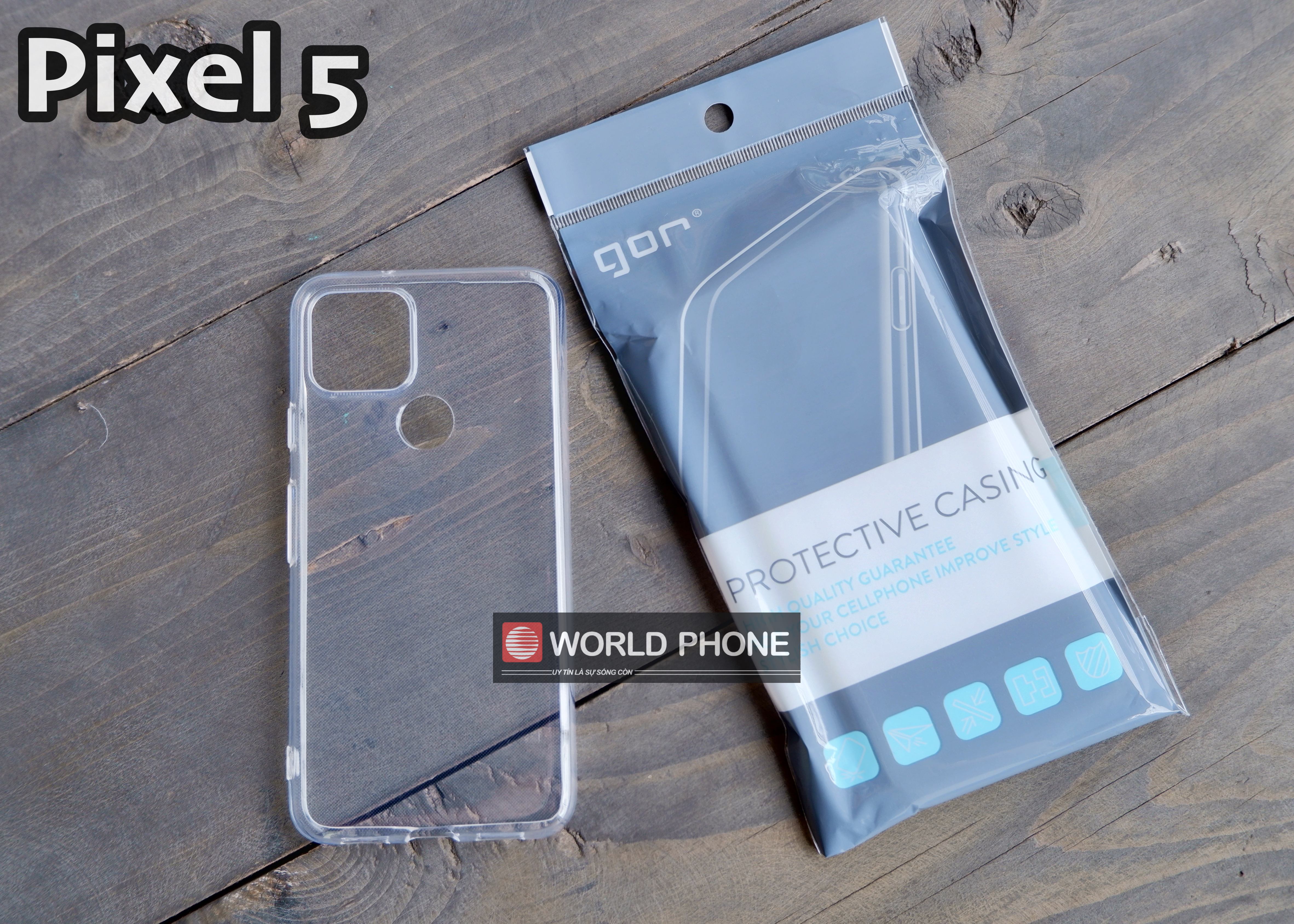 Ốp lưng Pixel 5 Silicon, Ốp Pixel 5 dẻo GOR cao cấp cho máy Google Pixel 5