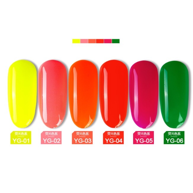[HCM]Sơn gel AS - màu neon mã YG