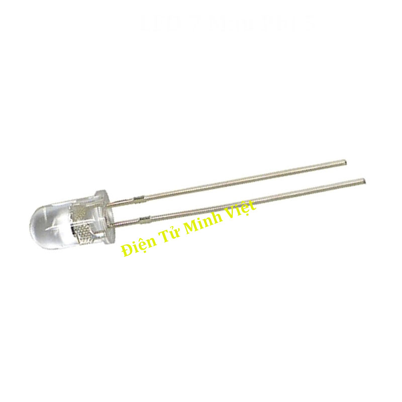Combo 10 Đèn Led Phát Sáng 7 Màu Siêu Sáng Phi 5mm 2 Chân