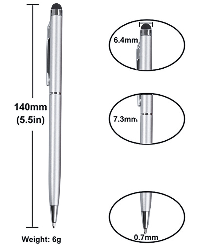 Combo 3 bút - bút viết có đầu cảm ứng - bút có đầu cảm ứng siêu nhạy