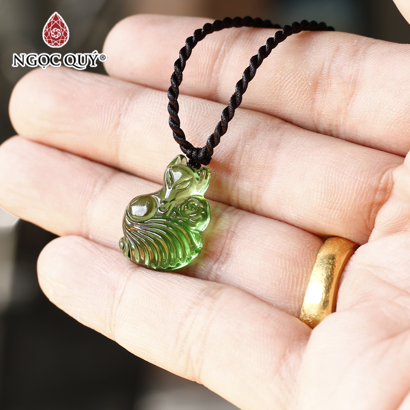 [HCM]Dây Chuyền Hồ Ly Pha Lê - Ngọc Quý Gemstones