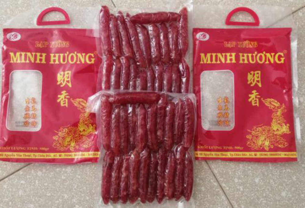 LẠP XƯỞNG MINH HƯƠNG  500gam (ĐẶC SẢN CHÂU ĐỐC – AN GIANG) BHDN