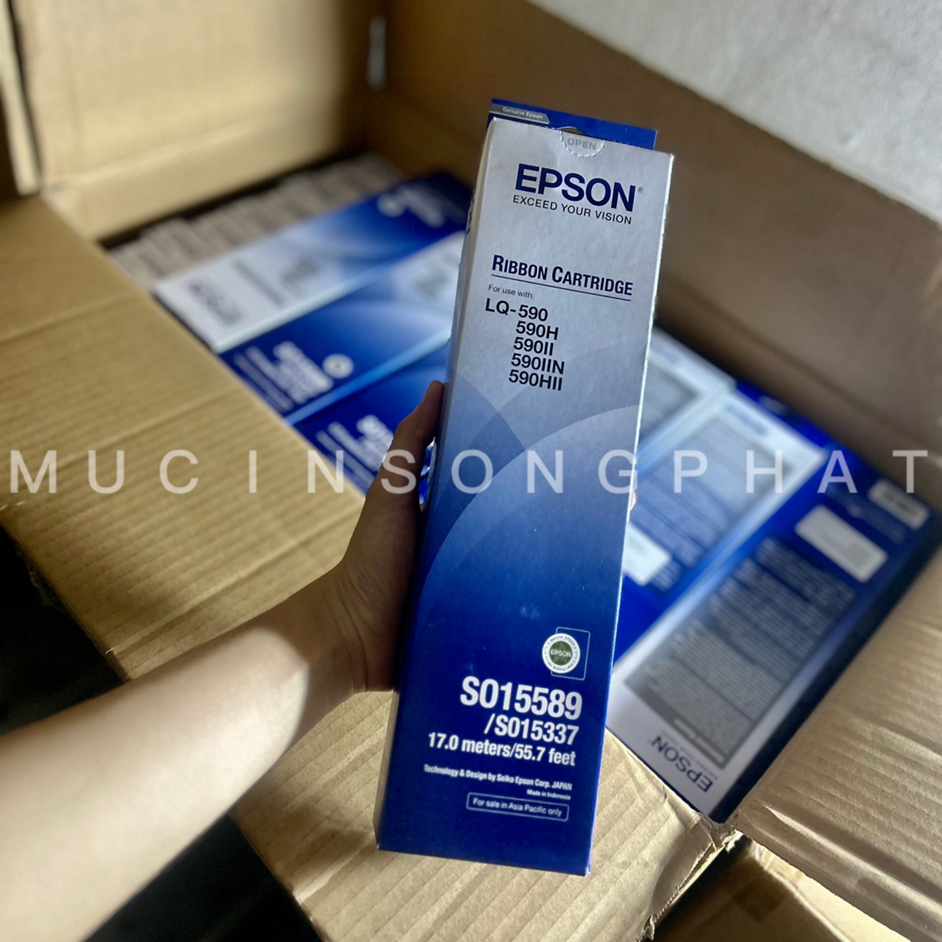Ruy băng mực in kim chính hãng Epson LQ 590