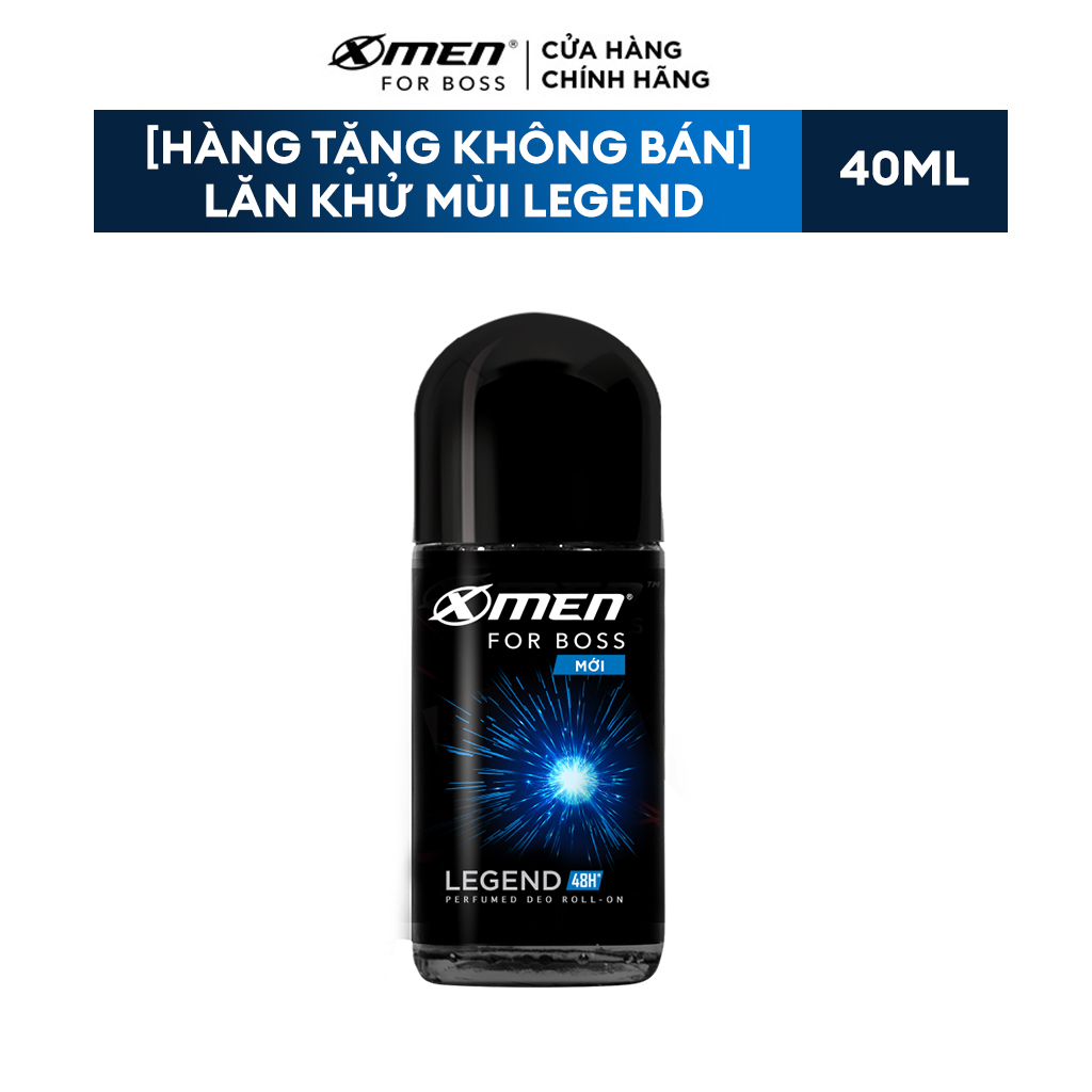 [Hàng tặng không bán] Lăn khử mùi X-Men For Boss Legend - 40ml