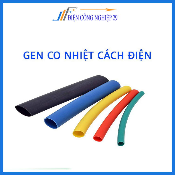 Combo Gen Co Nhiệt Đủ Màu Cắt Sẵn Nhiều Cỡ