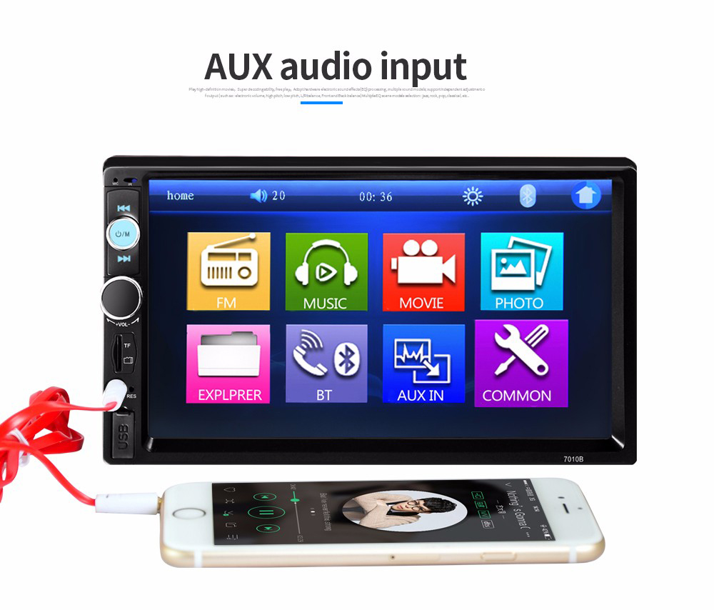 [Hỗ trợ lắp đặt Hà Nội] Đầu dvd cho xe hơi, giá cả đầu dvd oto - Màn hình ô tô cảm ứng Full HD, Đầu dvd ô tô, Nghe nhạc, xem video, nghe đài FM, hỗ trợ camera lùi