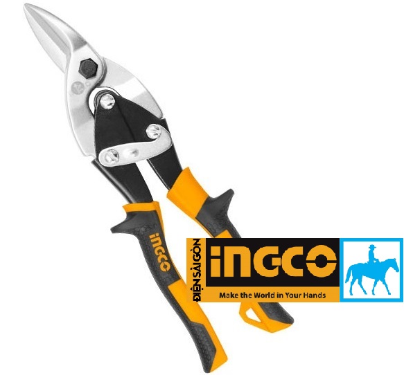 Kéo cắt tôn mũi cong phải 10inch 250mm ingco htsn0110r
