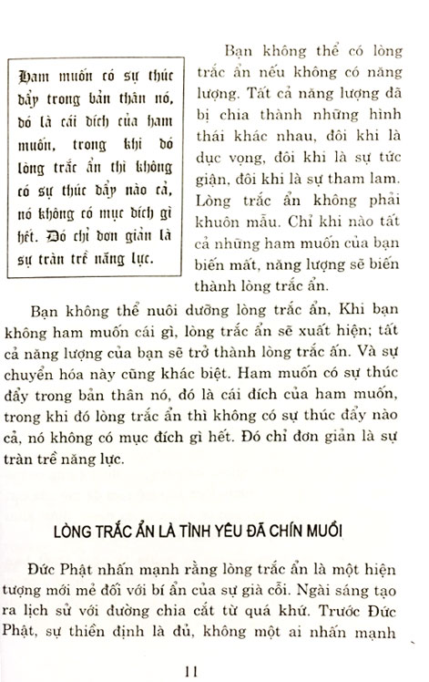 Sách - Osho - Lòng Trắc Ẩn (Tái Bản) - ML