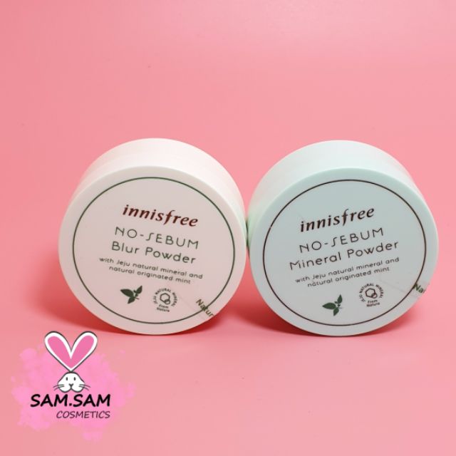 Phấn phủ kiềm dầu Innisfree no sebum mineralblur powder, được sản xuất từ các thành phần lành tính, đảm bảo chất lượng như mô tả, an toàn cho người sử dụng