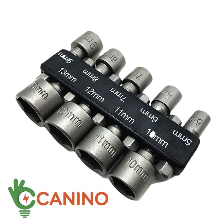 Bộ 9 đầu vặn vít đa năng 5-13mm