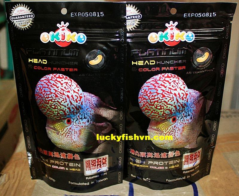 Okiko Platinum - Thức Ăn Lên Đầu Màu Châu Cho Cá La Hán