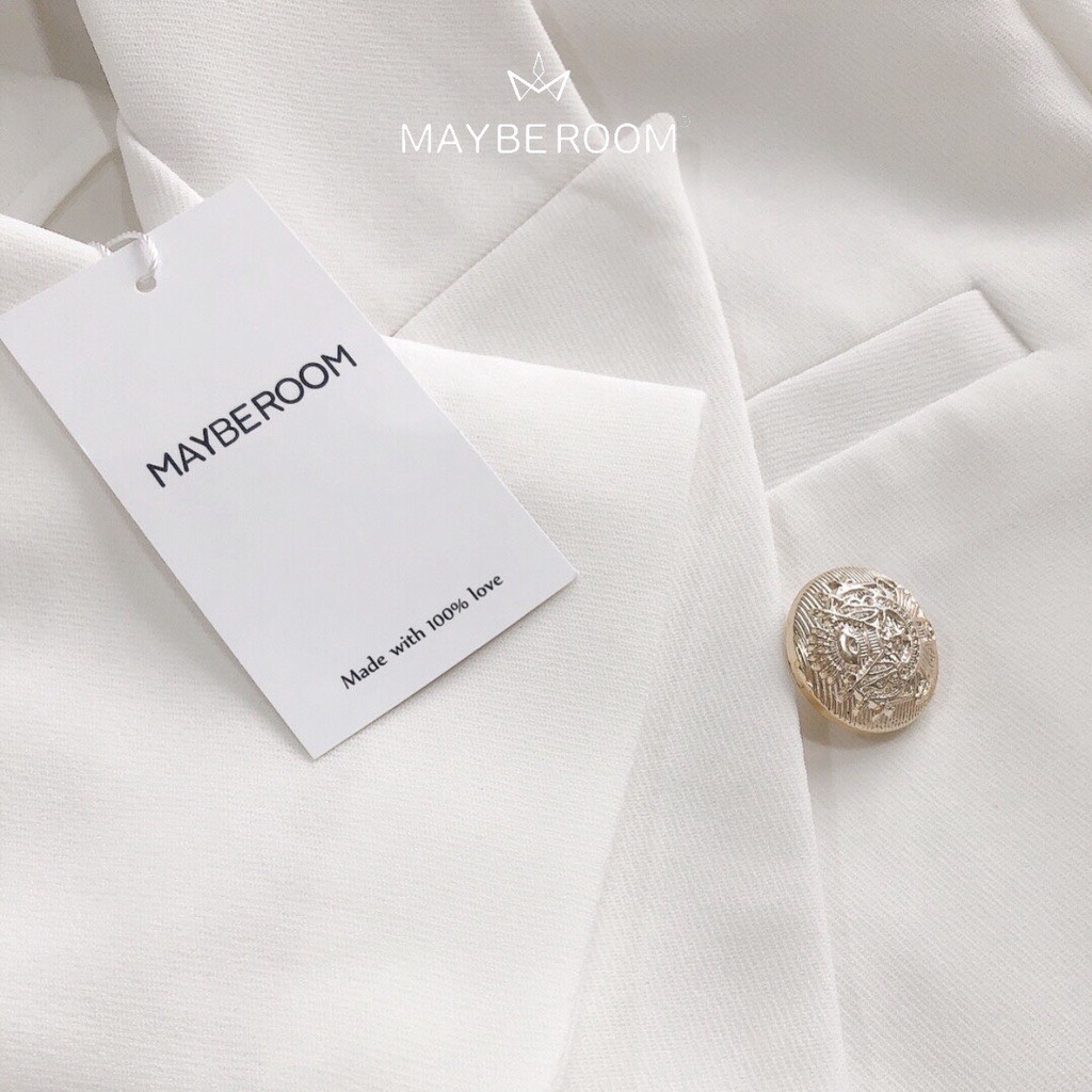Áo blazer dáng dài ôm đính cúc cao cấp Ciara Blazer Mayberoom