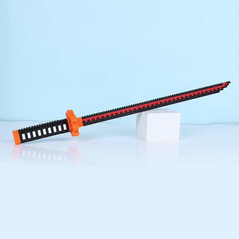 Mô hình đồ chơi kiếm lego Roronoa Zoro trong One Piece lắp ráp rèn luyện trí thông minh katana onepiece AD1146